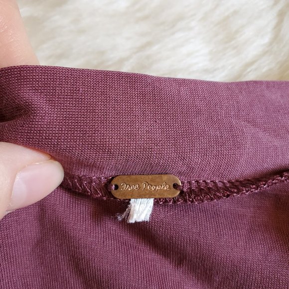 Free People Forget Me Not Tie-Neck Tank Shiraz XS - Picture 13 of 16